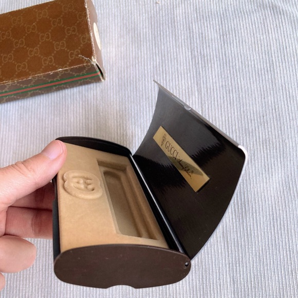 Vintage 1970s Authentic Gucci Accessory Collection Lighter Packaging & Box ONLY - Picture 11 of 14